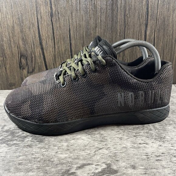 Nobull Trainer Shoes Mens 8 Brown Camo Low Top Lace Up Training Athletic main image 6
